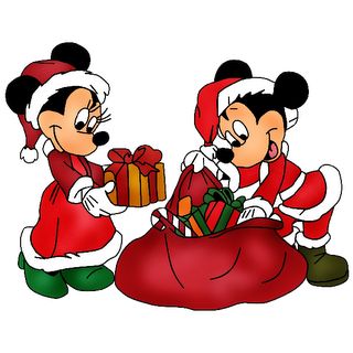 Disney Group Images - Disney And Cartoon Christmas Clip Art Images