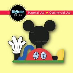 Disney Mickey Mouse Clubhouse Digital CLIP ART by Digicute on Etsy
