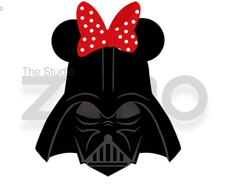 Disney Mini Mouse- Darth Vader Digital Clipart
