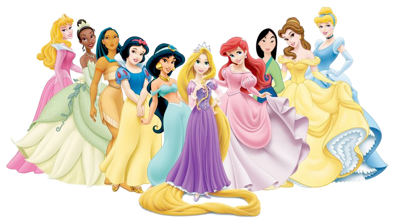 ... Disney Princess w/Rapunze - Disney Princess Clipart