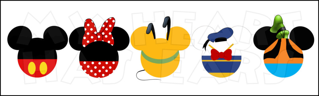 Disney World Fab Five Mickey .