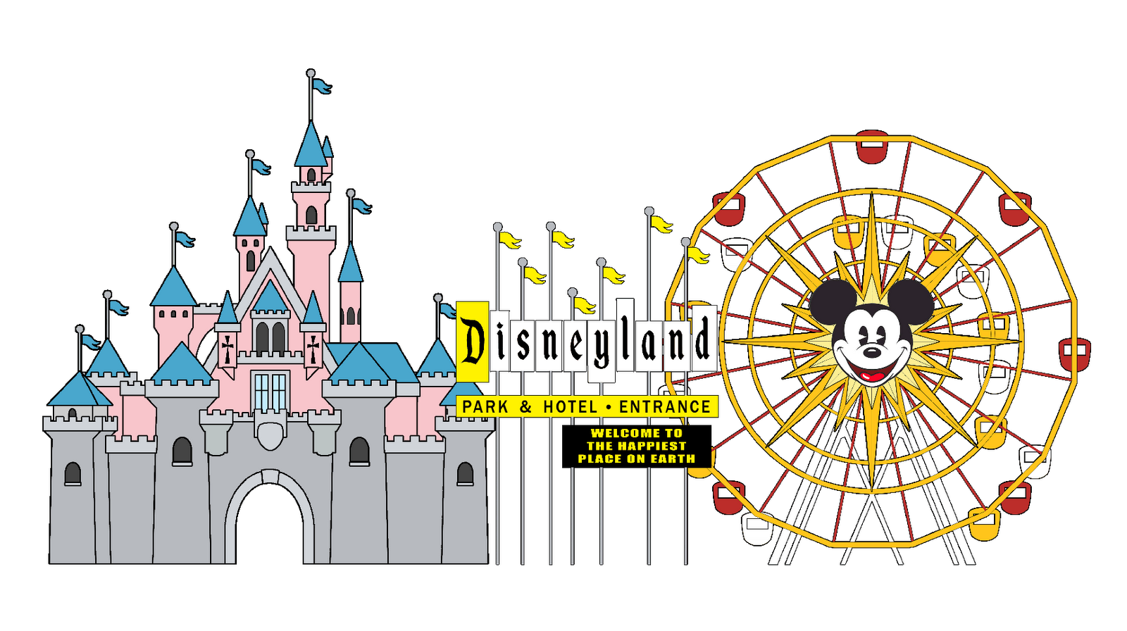 Disneyland Logo Clipart - Clipart Suggest