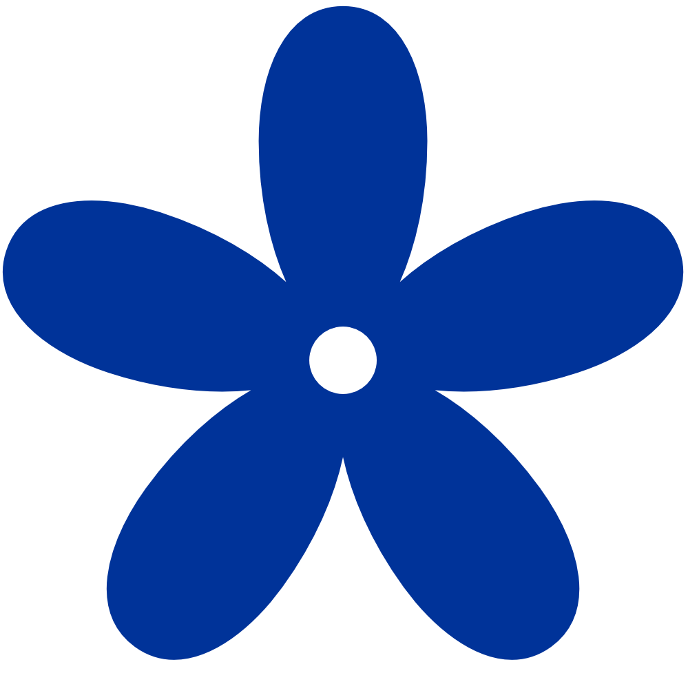 Displaying 13 Images For Blue Flower Clip Art