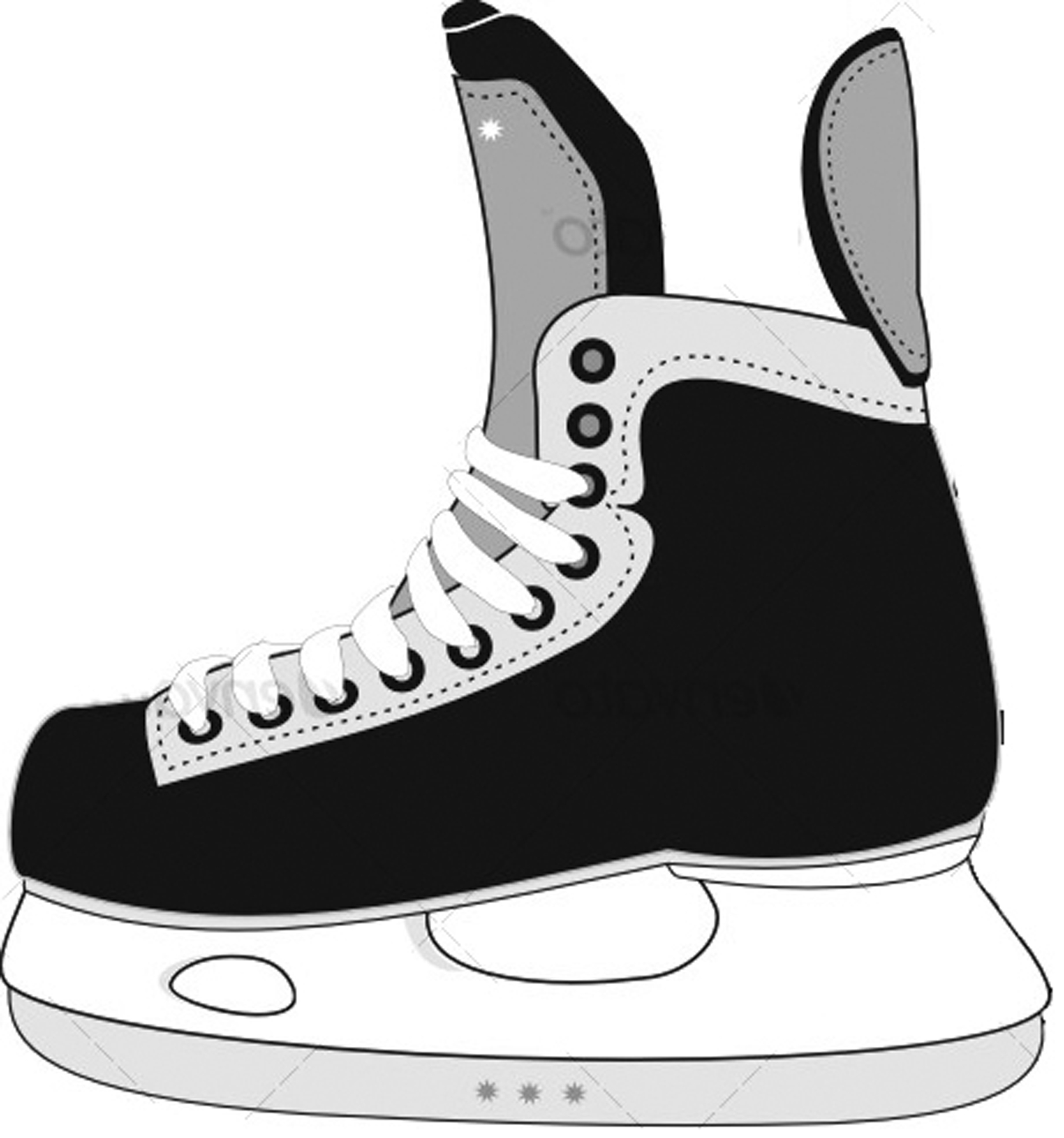 Displaying 20 Images For Cartoon Hockey Skates
