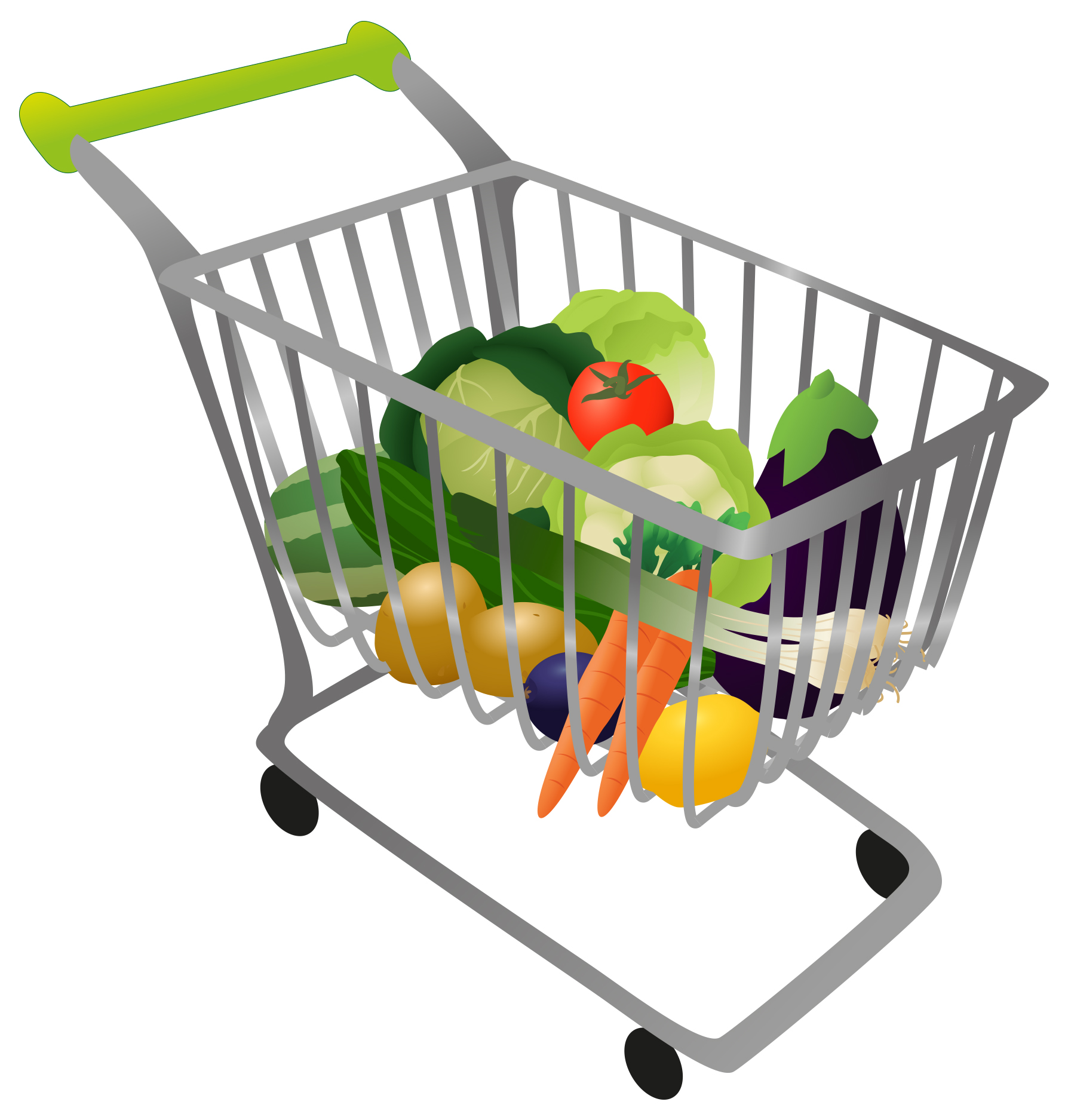 Download Grocery Cart Clipart