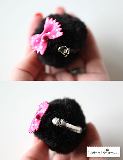 DIY Minnie Mouse Ear Hair Clips. Cute Craft for Kids! LivingLocurto clipartall.com