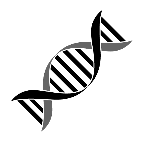 The dna icon. Genetic symbol.