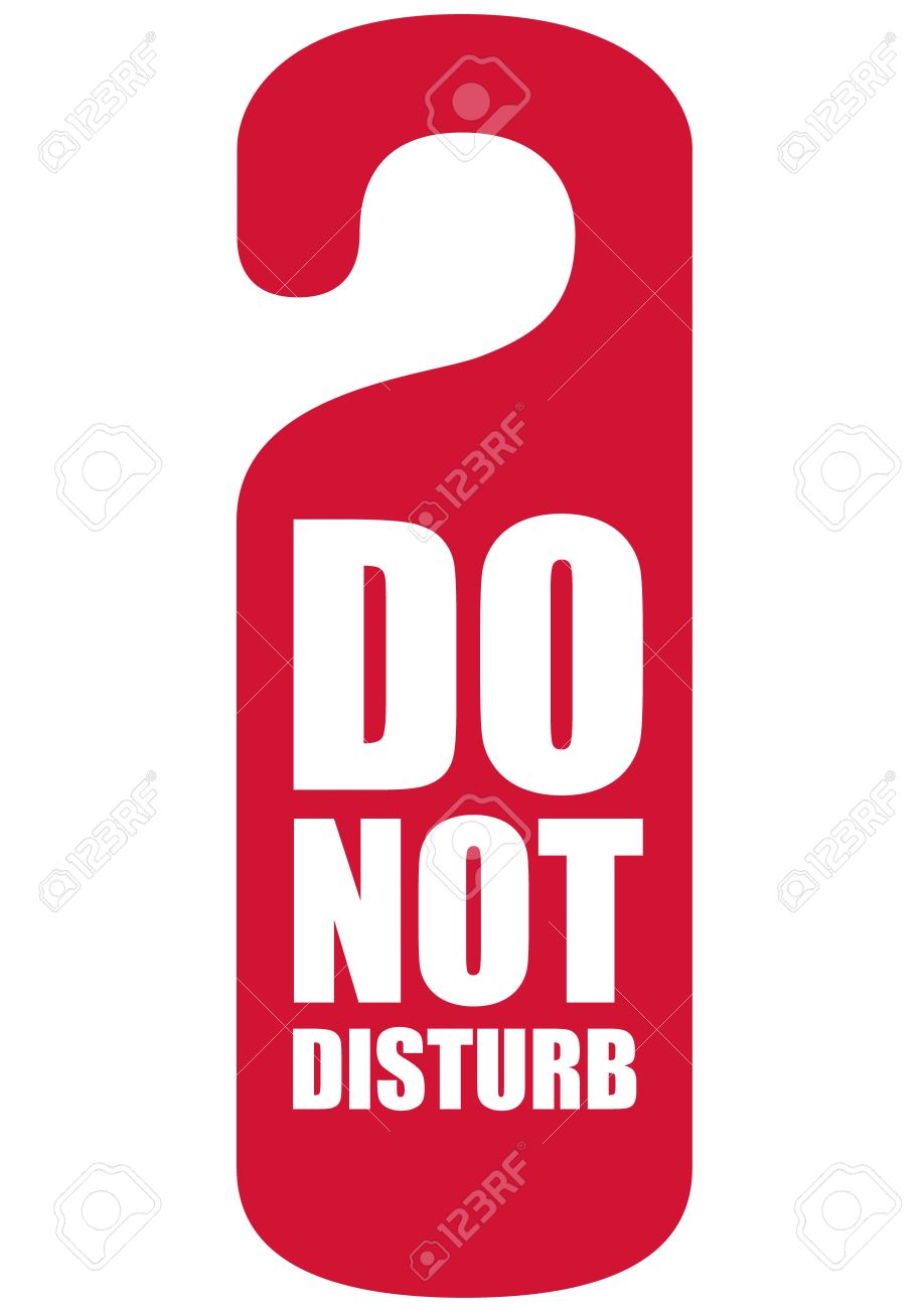 Do Not Disturb Clip Art