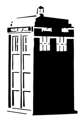 Doctor Who Stencil Silhouette Outline Clipart Mania!