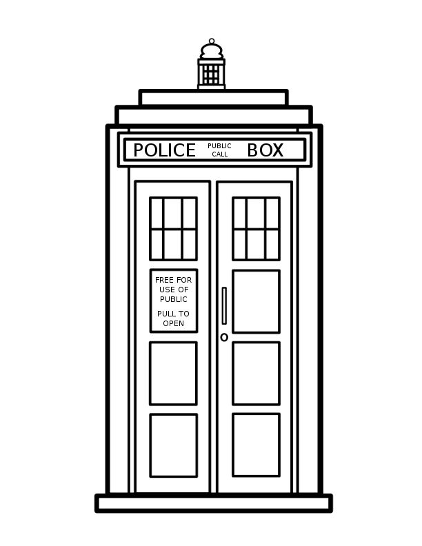 Doctor Who Tardis Clipart