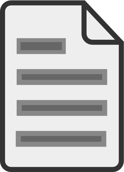 Simple Folder Documents clip 