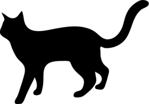 cat clip art silhouette ...