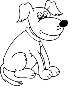 ... Dog Black And White u0026middot; On Coloring Pages Clip Art Images Coloring Pages Stock Photos Clipart