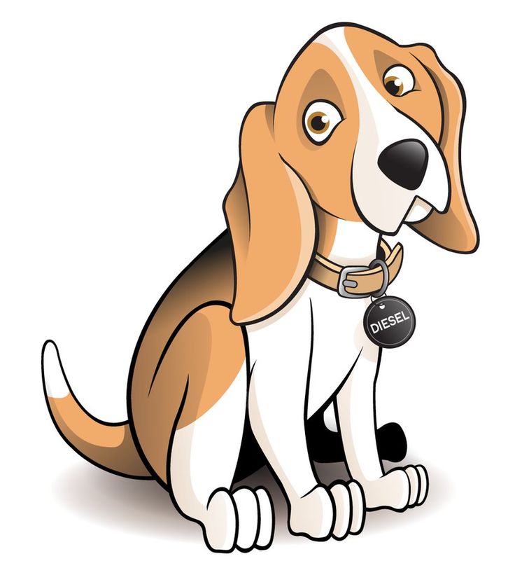 dog Clipart | Beagle Dog Cart - Clip Art Dogs