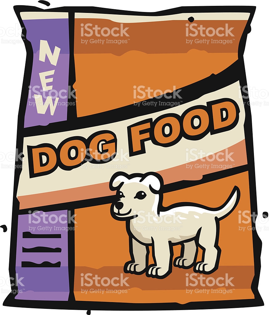 Dog Food Bag royalty-free stock vector art