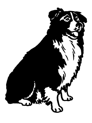 Dog Graphics Border Collie - Border Collie Clipart