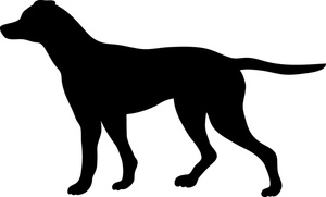 Dog Silhouette Clip Art. Clip - Animal Silhouette Clip Art