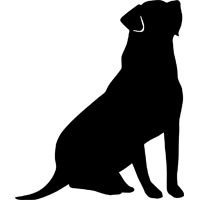 Dog Silhouette Tattoos u0026amp; iPhone Cases by Steadfast Friends - ClipArt Best. black labrador ...