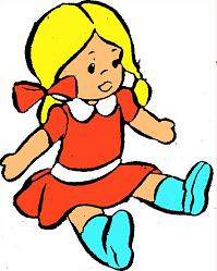 Toy Baby Doll Clipart #1