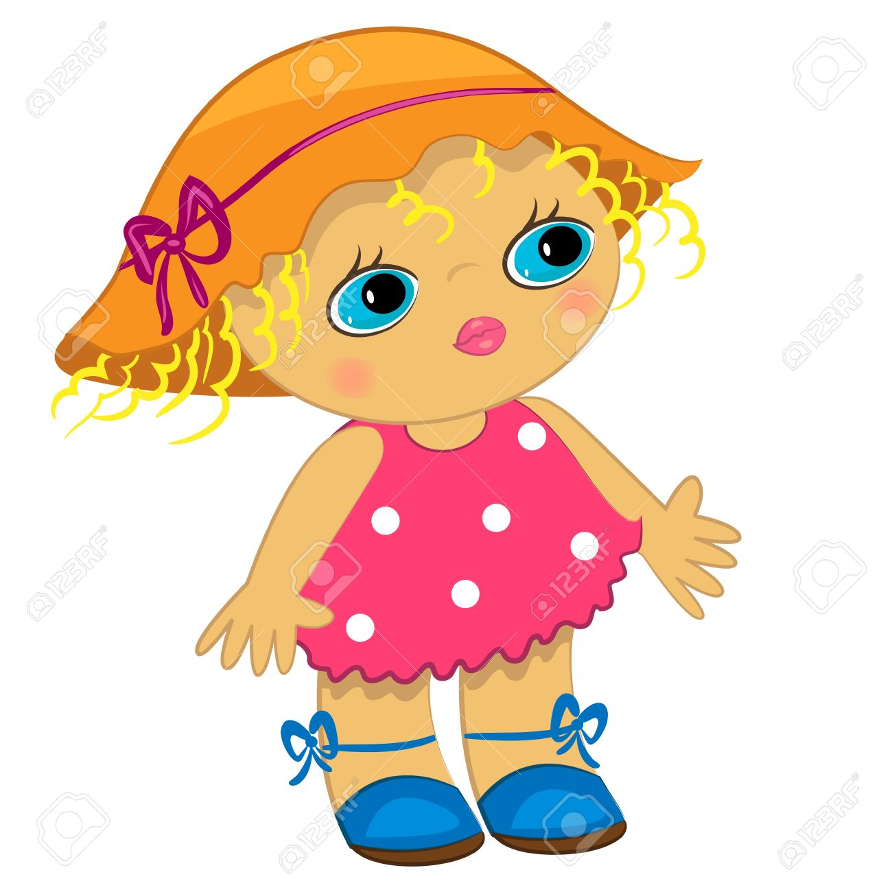 Doll Clipart little girl