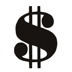 Dollar sign clip art at vector .