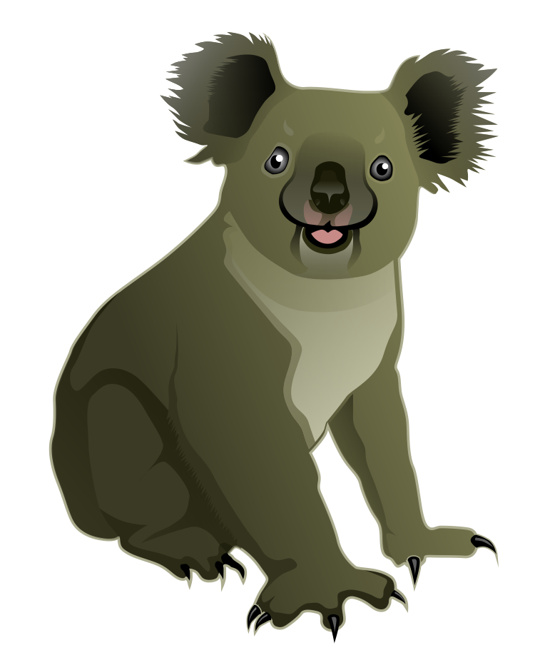 Domain Koala Clip Art . - Koala Bear Clip Art