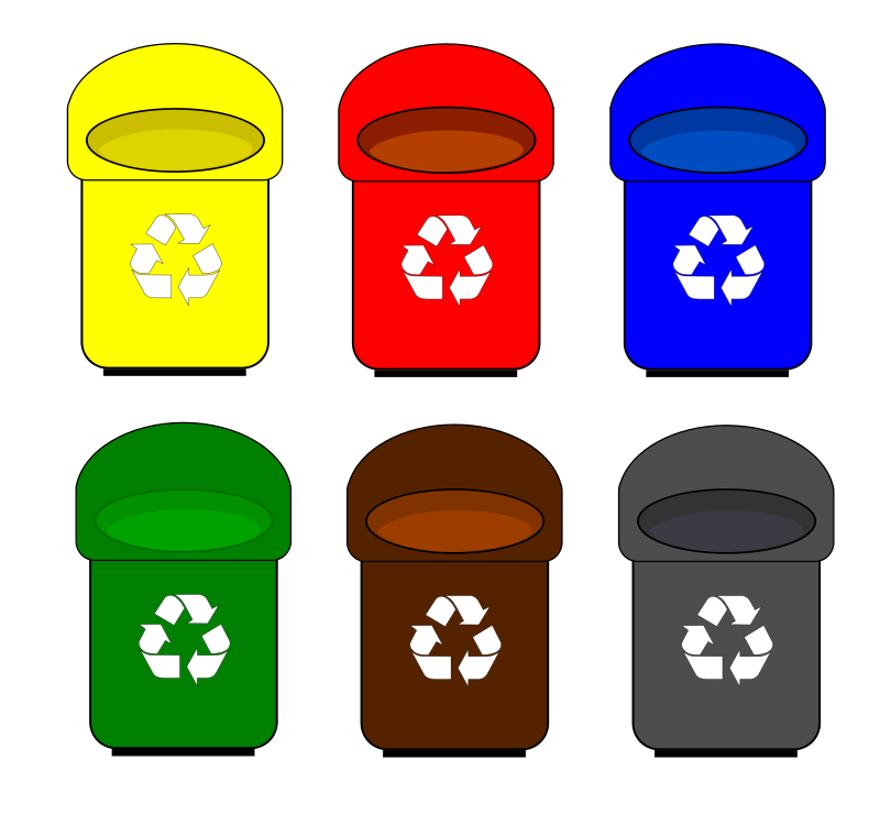 Domain Recycle Clip Art . - Recycle Bin Clipart