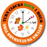 Donu0027t forget to change your clocks - fall back for end of daylight savings  time in the Northern Hemisphere