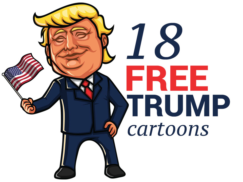 18 Free Donald Trump Cartoons - Donald Trump Clipart