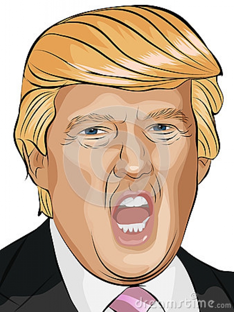 Donald Trump Vector Clipart b
