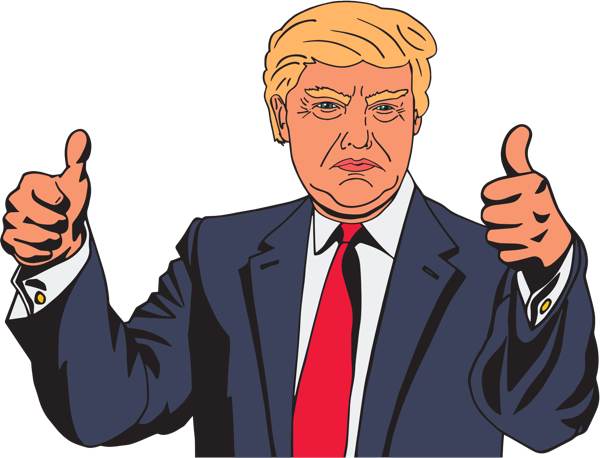 Donald Trump Vector Clipart by .