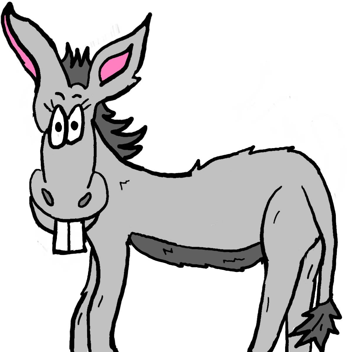 Print Your Free Donkey Animal