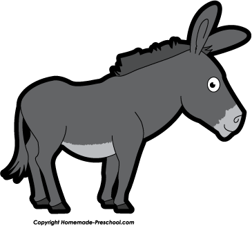 Free donkey clipart pictures 