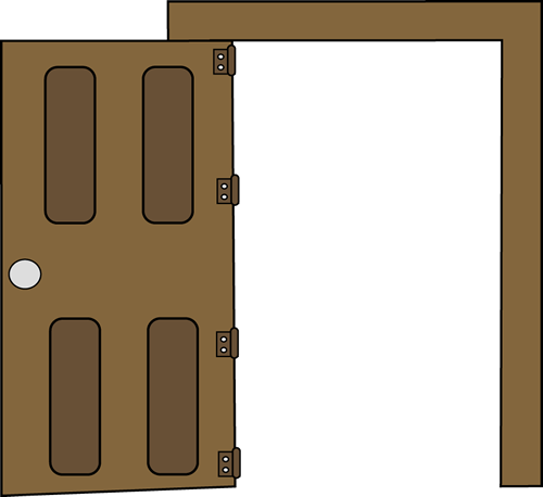 Door With Horizontal Bar Clip