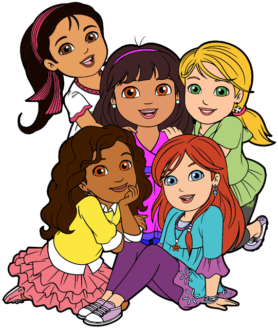 Dora and Friends Clipart .