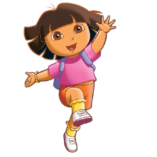 dora jumping - Dora Clipart