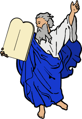 Dore Illustrated Moses Clip Art