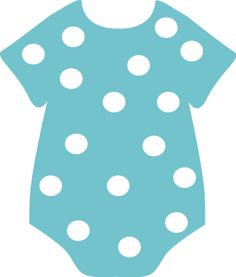 Dot Onesie, Baby Bodysuit, Ba - Baby Onesie Clipart
