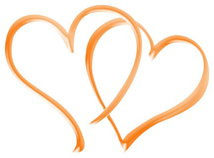 double hearts clipart