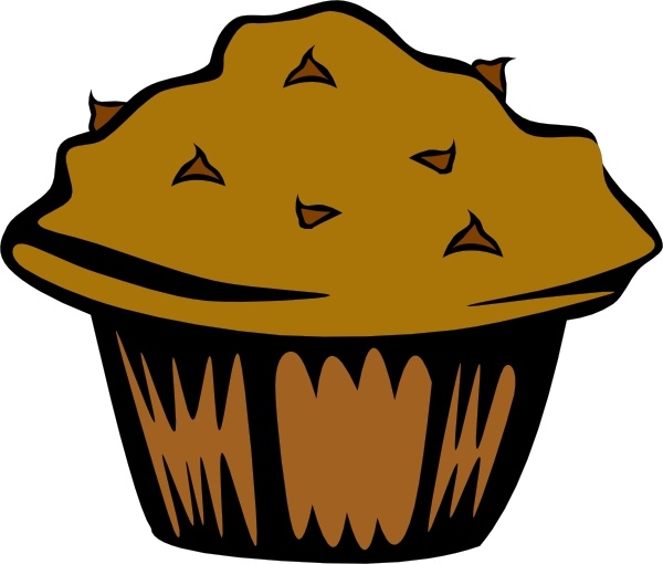 Double Chocolate Muffin clip art