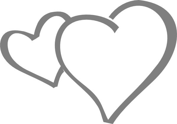 Clipart Heart Black And White