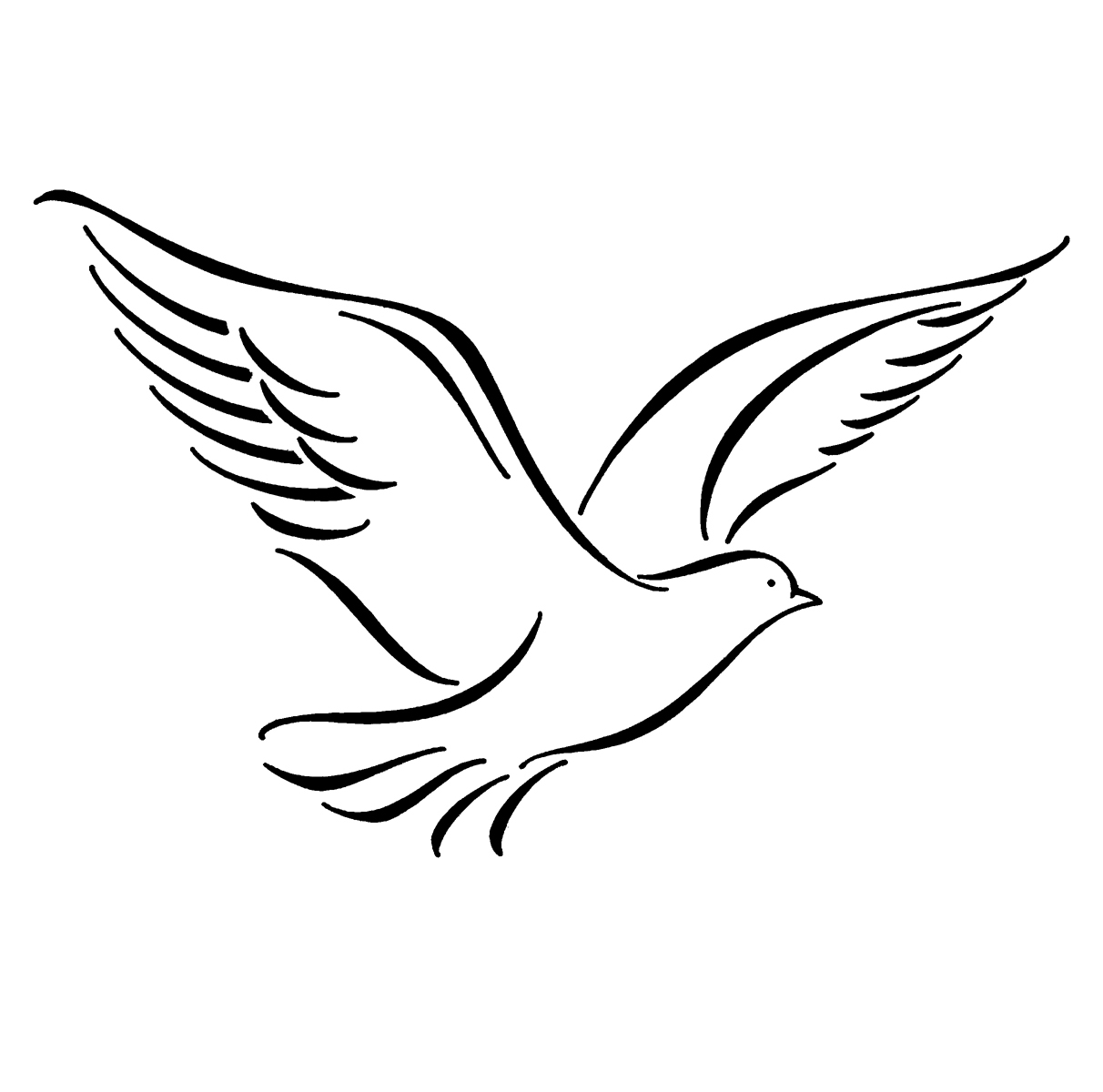 Dove clip art 0 - White Dove Clipart