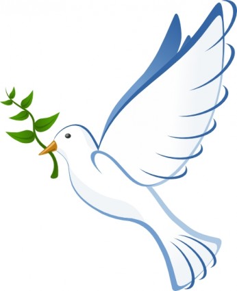 Dove line drawing clipart