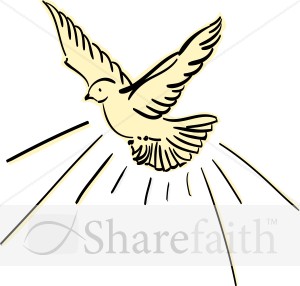 Dove Flying | Dove Clipart . - Holy Spirit Dove Clip Art