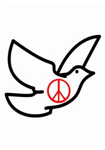 Dove of peace vector - Doves Clipart