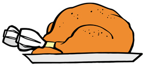 Download Cooking Turkey Dinner Clipart