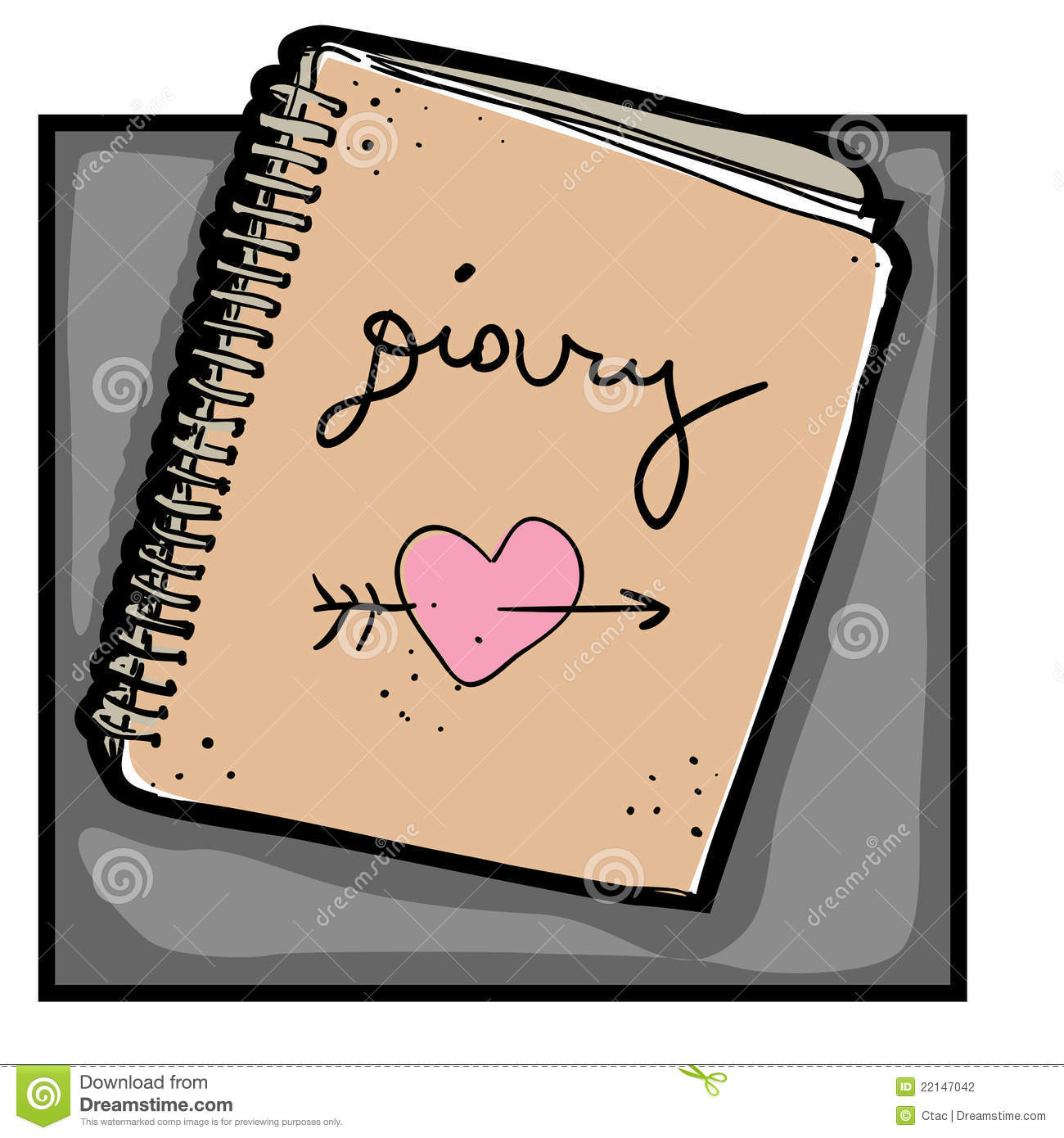 Old Diary Clipart