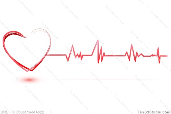 Ekg heartbeat line clipart fr