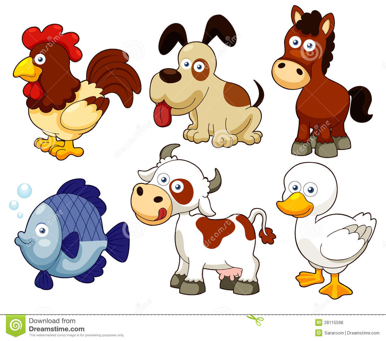 Download Farm Animals Free . - Free Clip Art Downloads