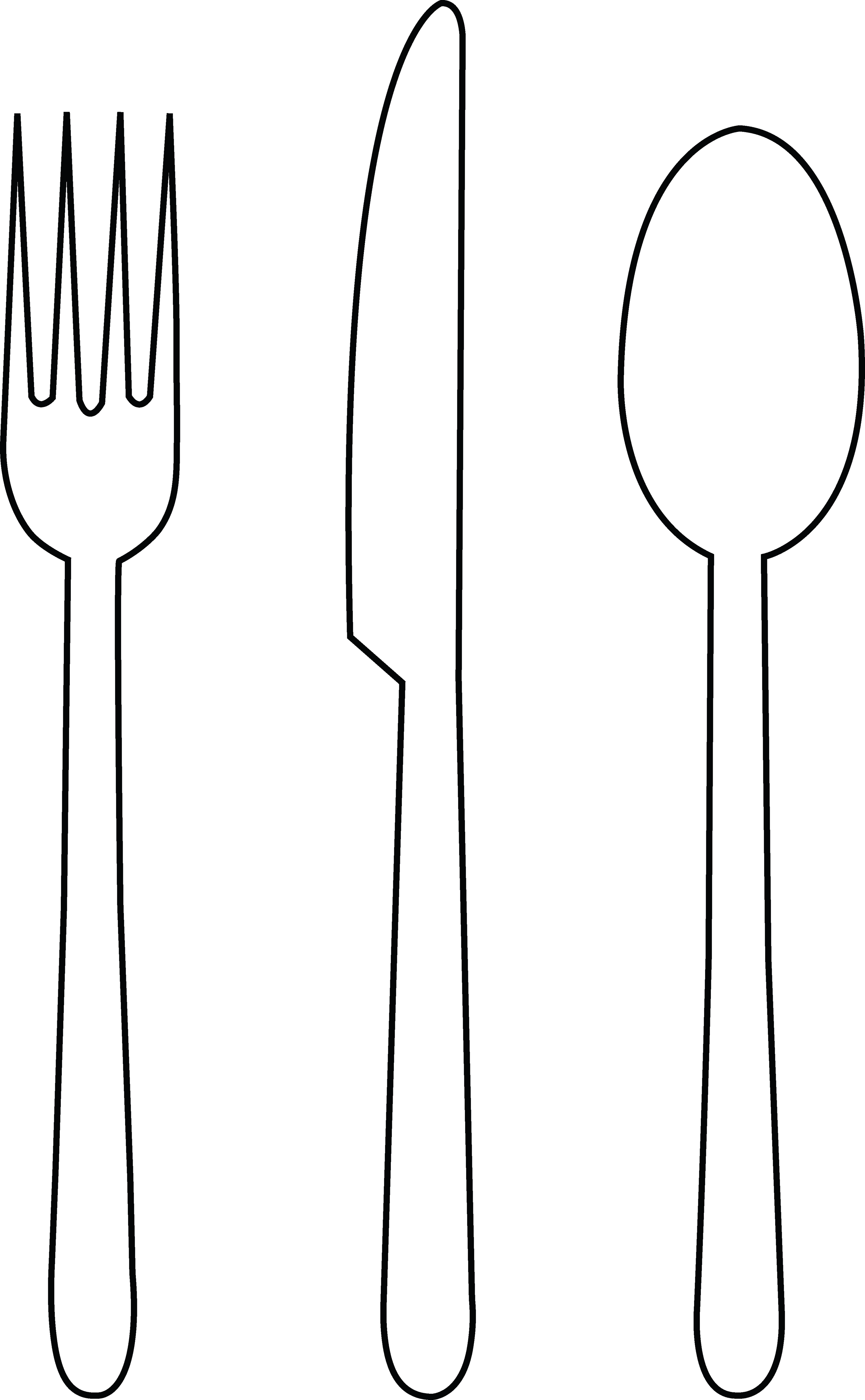 Download - Fork And Spoon Clip Art